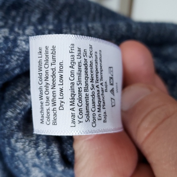 Time & Tru short sleeve top large (12-14) blue grey - Picture 6 of 11